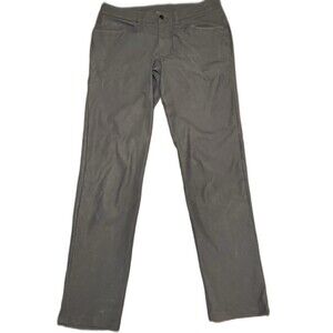 Lululemon ABC Warpstreme Slim Fit Chino Pants Black 5 Pocket Golf Mens 32x30